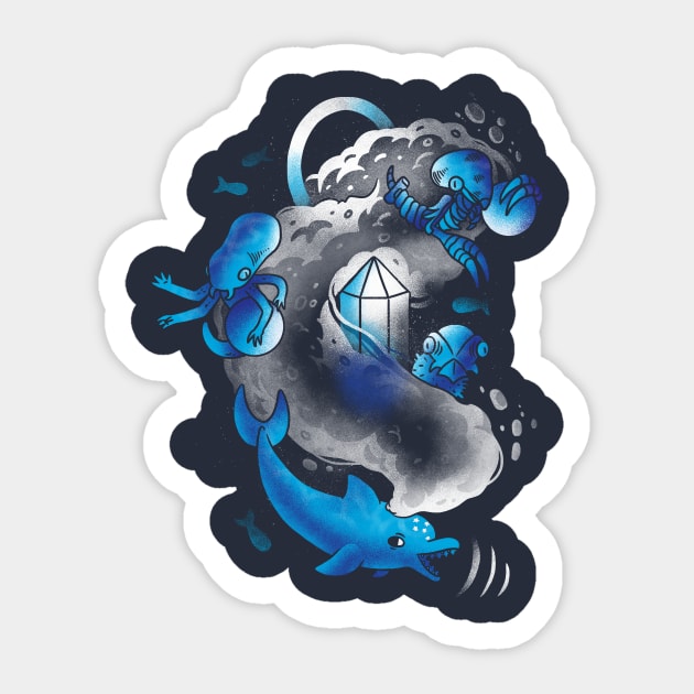 Tides of Vortex Sticker by PoliteYetPeculiar